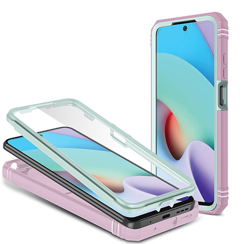 Custodia Silicone e Plastica Opaca Cover con Magnetico Anello Supporto MQ6 per Xiaomi Redmi Note 11 4G (2021) Multicolore