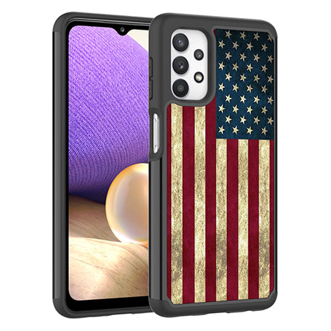 Custodia Silicone e Plastica Opaca Cover Fronte e Retro 360 Gradi JX1 per Samsung Galaxy M32 5G Multicolore