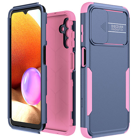 Custodia Silicone e Plastica Opaca Cover Fronte e Retro 360 Gradi MQ1 per Samsung Galaxy A04s Colorato