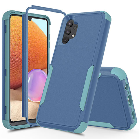 Custodia Silicone e Plastica Opaca Cover Fronte e Retro 360 Gradi MQ1 per Samsung Galaxy A32 4G Colorato