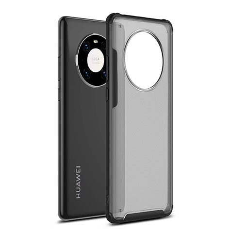 Custodia Silicone e Plastica Opaca Cover per Huawei Mate 40E 5G Nero