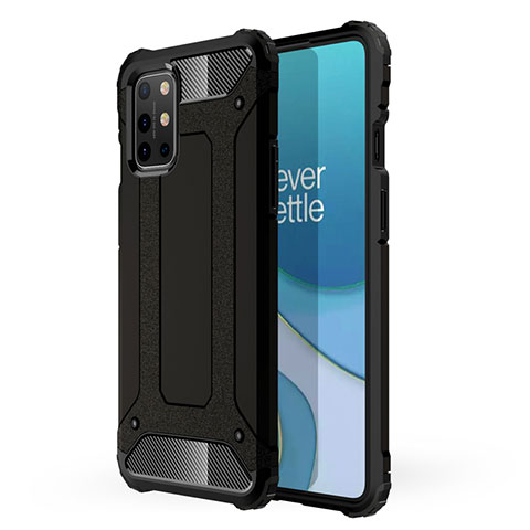 Custodia Silicone e Plastica Opaca Cover per OnePlus 8T 5G Nero