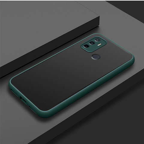 Custodia Silicone e Plastica Opaca Cover per Oppo A11s Verde Notte