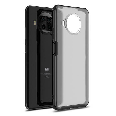 Custodia Silicone e Plastica Opaca Cover per Xiaomi Mi 10i 5G Nero