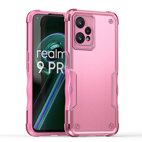 Custodia Silicone e Plastica Opaca Cover QW1 per Realme Q5 5G Rosa