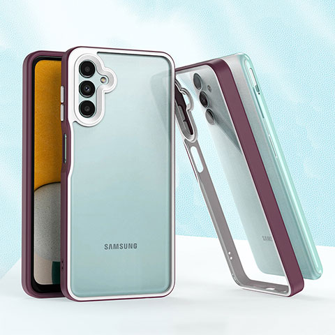 Custodia Silicone e Plastica Opaca Cover QW1 per Samsung Galaxy A13 5G Viola