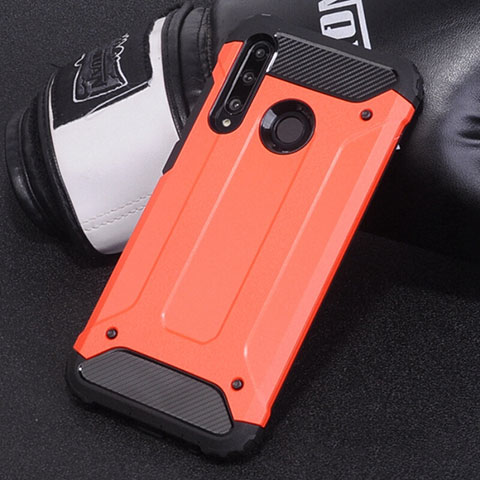 Custodia Silicone e Plastica Opaca Cover R01 per Huawei Honor 10i Rosso