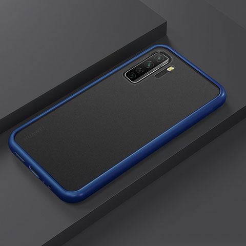 Custodia Silicone e Plastica Opaca Cover R01 per Huawei P40 Lite 5G Blu