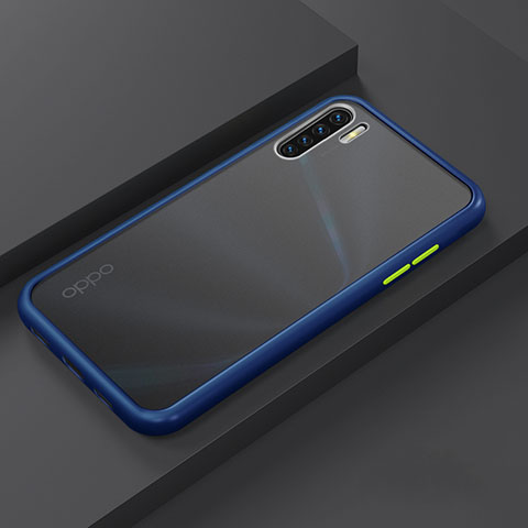 Custodia Silicone e Plastica Opaca Cover R03 per Oppo K7 5G Blu