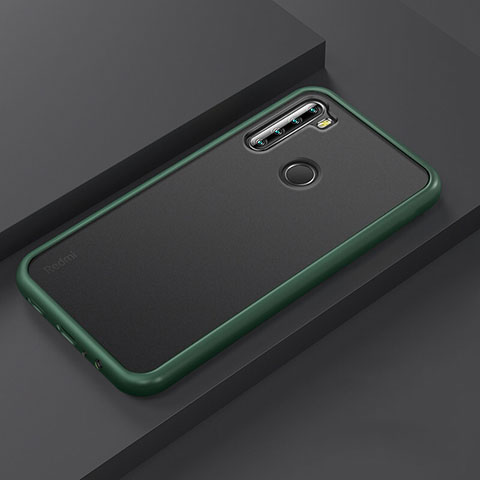 Custodia Silicone e Plastica Opaca Cover R03 per Xiaomi Redmi Note 8T Ciano