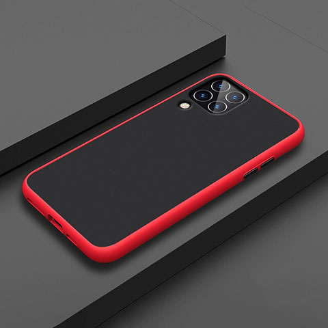 Custodia Silicone e Plastica Opaca Cover U01 per Huawei Nova 6 SE Rosso