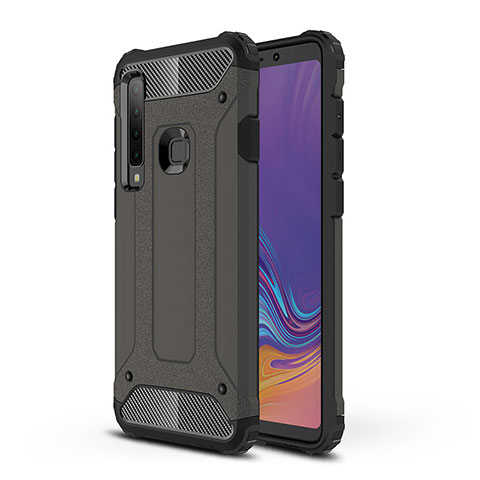 Custodia Silicone e Plastica Opaca Cover WL1 per Samsung Galaxy A9 Star Pro Grigio Scuro