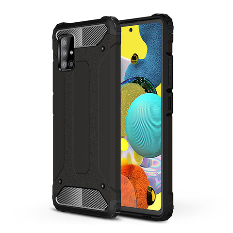 Custodia Silicone e Plastica Opaca Cover WL1 per Samsung Galaxy M40S Nero