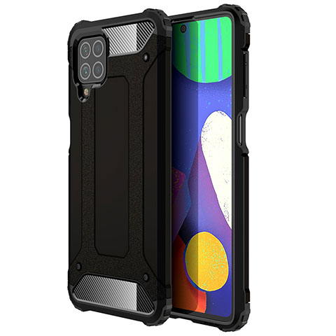 Custodia Silicone e Plastica Opaca Cover WL1 per Samsung Galaxy M62 4G Nero