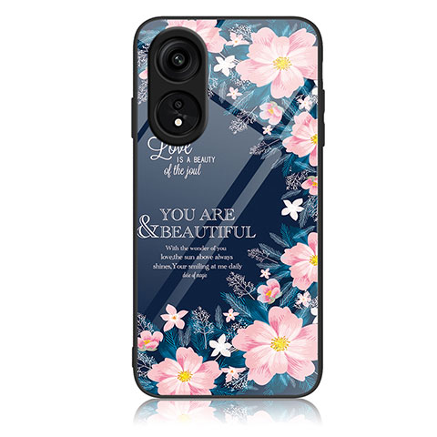 Custodia Silicone Gel Laterale Fantasia Modello Specchio Cover JM1 per Huawei Honor X5 Plus Rosa