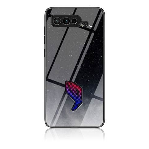 Custodia Silicone Gel Laterale Fantasia Modello Specchio Cover LS1 per Asus ROG Phone 5 Ultimate Grigio