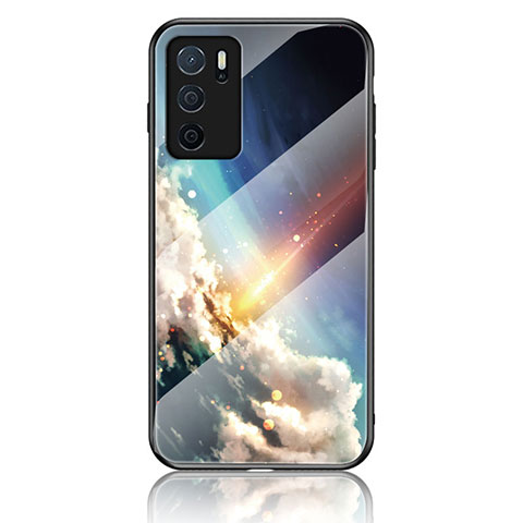 Custodia Silicone Gel Laterale Fantasia Modello Specchio Cover LS1 per Oppo A16 Multicolore