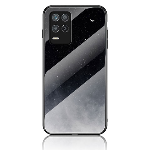 Custodia Silicone Gel Laterale Fantasia Modello Specchio Cover LS1 per Realme 9 5G India Grigio