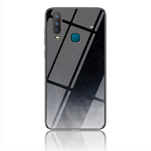 Custodia Silicone Gel Laterale Fantasia Modello Specchio Cover LS1 per Vivo Y3s Grigio