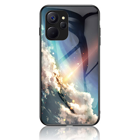 Custodia Silicone Gel Laterale Fantasia Modello Specchio Cover LS2 per Realme 9i 5G Multicolore