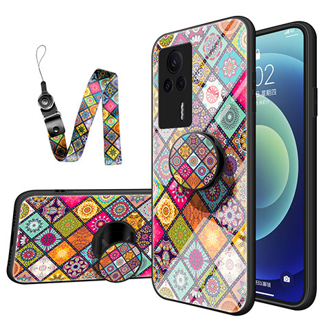 Custodia Silicone Gel Laterale Fantasia Modello Specchio Cover LS2 per Xiaomi Redmi K60E 5G Multicolore