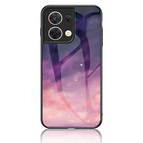 Custodia Silicone Gel Laterale Fantasia Modello Specchio Cover LS2 per Xiaomi Redmi Note 13 5G Viola