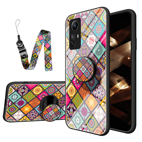 Custodia Silicone Gel Laterale Fantasia Modello Specchio Cover LS3 per Xiaomi Redmi Note 12S Multicolore