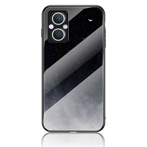 Custodia Silicone Gel Laterale Fantasia Modello Specchio Cover LS4 per OnePlus Nord N20 5G Grigio