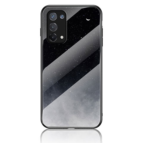 Custodia Silicone Gel Laterale Fantasia Modello Specchio Cover LS4 per OnePlus Nord N200 5G Grigio