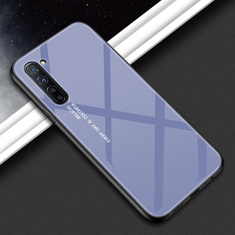 Custodia Silicone Gel Laterale Fantasia Modello Specchio Cover per Oppo K7 5G Grigio