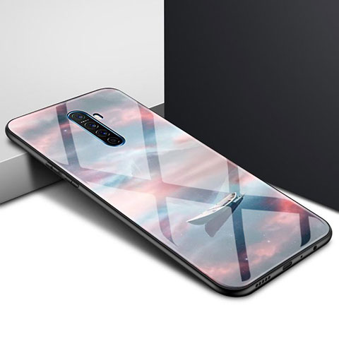 Custodia Silicone Gel Laterale Fantasia Modello Specchio Cover per Oppo Reno Ace Multicolore