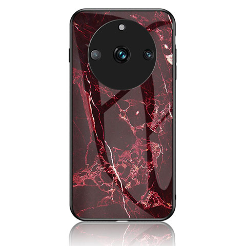 Custodia Silicone Gel Laterale Fantasia Modello Specchio Cover per Realme Narzo 60 Pro 5G Rosso