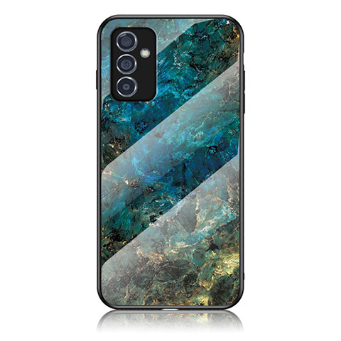 Custodia Silicone Gel Laterale Fantasia Modello Specchio Cover per Samsung Galaxy A15 4G Blu