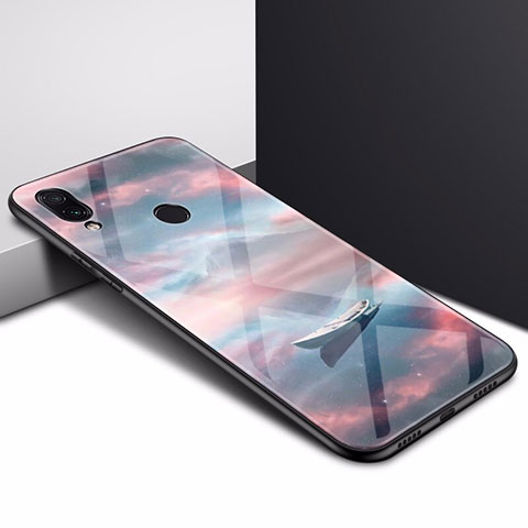 Custodia Silicone Gel Laterale Fantasia Modello Specchio Cover per Xiaomi Redmi Note 7 Multicolore