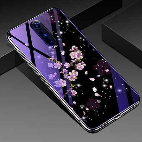 Custodia Silicone Gel Laterale Fiori Specchio Cover per Oppo RX17 Pro Multicolore