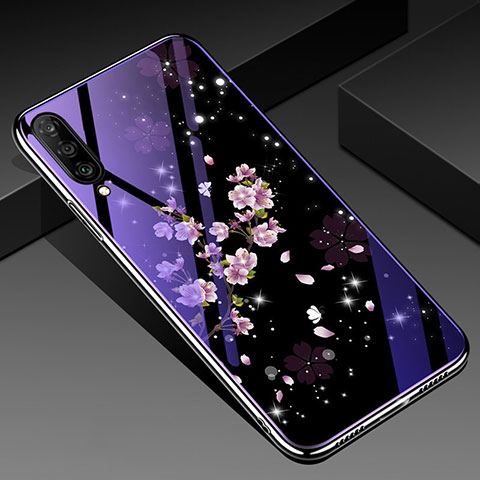 Custodia Silicone Gel Laterale Fiori Specchio Cover per Samsung Galaxy A70S Multicolore