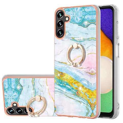 Custodia Silicone Gel Morbida Fantasia Modello Cover con Anello Supporto Y05B per Samsung Galaxy A04s Colorato