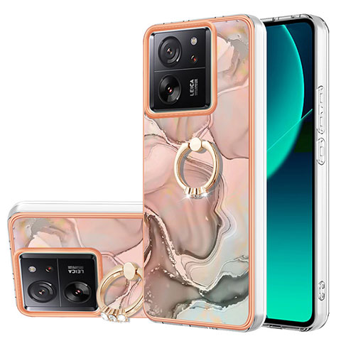 Custodia Silicone Gel Morbida Fantasia Modello Cover con Anello Supporto YB1 per Xiaomi Redmi K60 Ultra 5G Multicolore