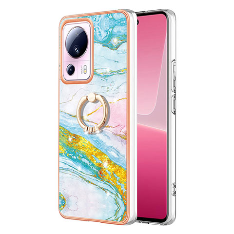 Custodia Silicone Gel Morbida Fantasia Modello Cover con Anello Supporto YB5 per Xiaomi Mi 12 Lite NE 5G Colorato