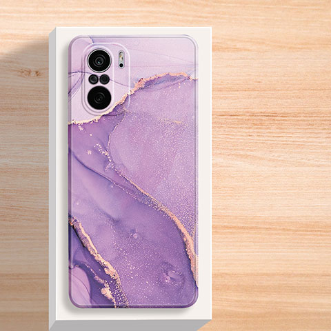 Custodia Silicone Gel Morbida Fantasia Modello Cover per Xiaomi Mi 11X 5G Viola