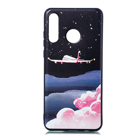 Custodia Silicone Gel Morbida Fantasia Modello Cover S01 per Huawei P30 Lite Multicolore