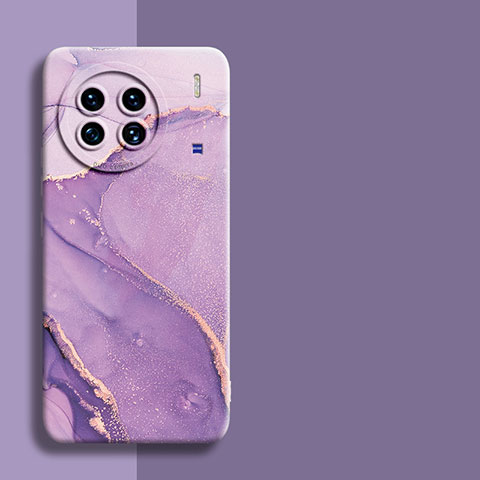 Custodia Silicone Gel Morbida Fantasia Modello Cover S01 per Vivo X90 Pro 5G Lavanda