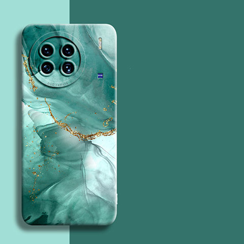 Custodia Silicone Gel Morbida Fantasia Modello Cover S01 per Vivo X90 Pro+ Plus 5G Verde