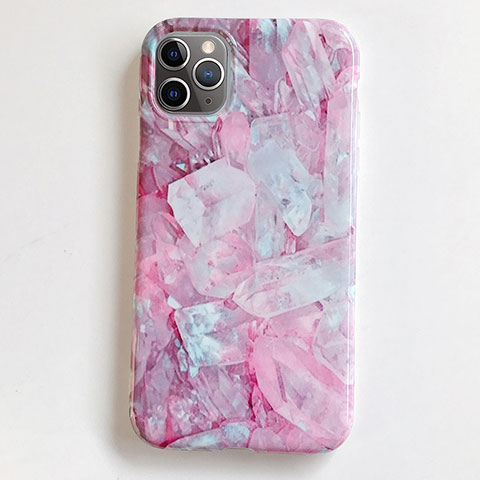 Custodia Silicone Gel Morbida Fantasia Modello Cover S02 per Apple iPhone 11 Pro Max Multicolore