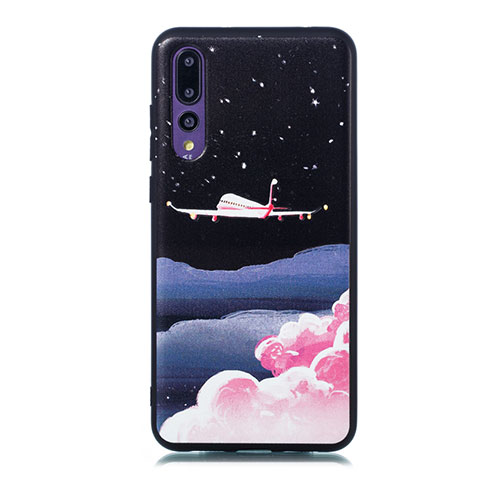 Custodia Silicone Gel Morbida Fantasia Modello Cover S06 per Huawei P20 Pro Multicolore