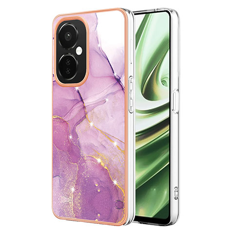 Custodia Silicone Gel Morbida Fantasia Modello Cover Y01B per OnePlus Nord CE 3 Lite 5G Lavanda