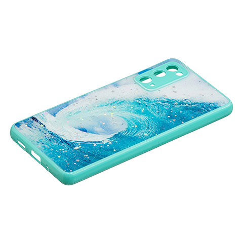 Custodia Silicone Gel Morbida Fantasia Modello Cover Y01X per Samsung Galaxy S20 FE (2022) 5G Verde