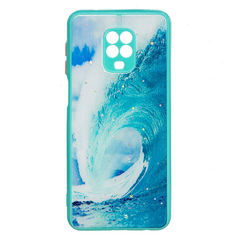 Custodia Silicone Gel Morbida Fantasia Modello Cover Y01X per Xiaomi Poco M2 Pro Verde