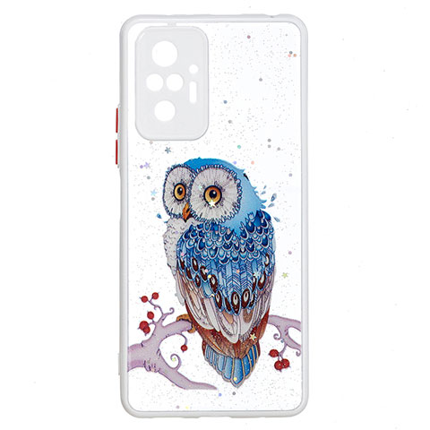 Custodia Silicone Gel Morbida Fantasia Modello Cover Y01X per Xiaomi Redmi Note 10 Pro 4G Multicolore