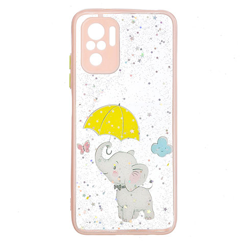 Custodia Silicone Gel Morbida Fantasia Modello Cover Y01X per Xiaomi Redmi Note 11 SE India 4G Giallo